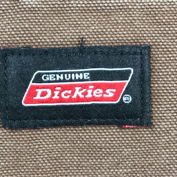 Vintage Dickies Carpenter Jeans 42x32 Brown Canvas Cotton Baggy Hip Hop Skater - Picture 10 of 13